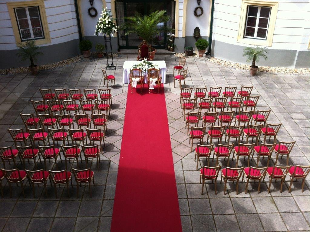 Schloss Margarethen Zeremonie